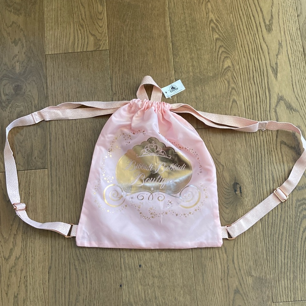 nwt - Bibbidi Bobbidi Boutique Drawstring Backpack